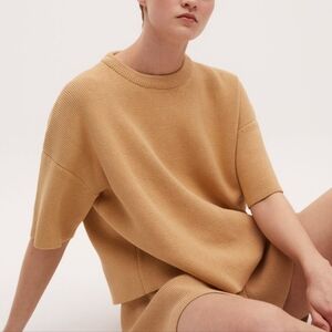 Babaa Clay Pot Jumper No 35 Tan Short Sleeve Tee